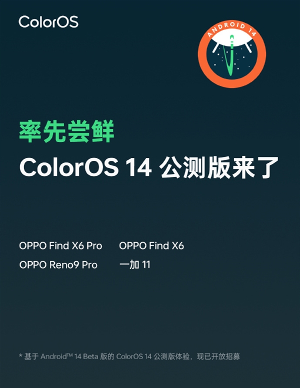 Android 14ColorOS 14y(c)ˣһ11OPPO Find X6з